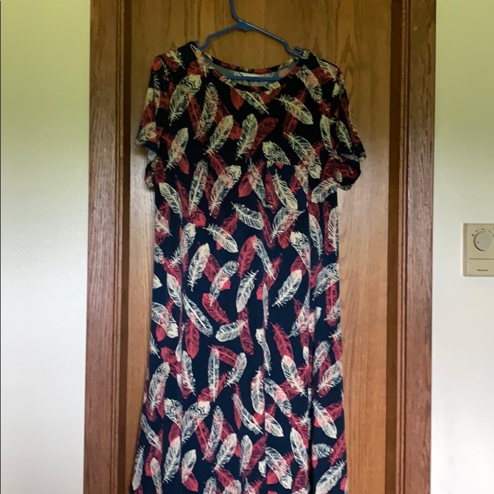 Medium feather Carly dress